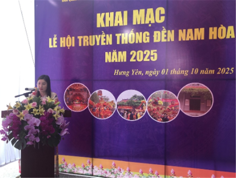 Khai mạc Lễ hội truyền thống đền Nam Hòa, phường Phố Hiến