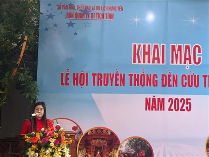 Khai mạc Lễ hội truyền thống Đền Cửu Thiên Huyền Nữ phường Phố Hiến năm 2025