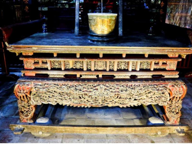 Hương án chùa Keo - Bảo vật quốc gia mang giá trị nghệ thuật sâu sắc