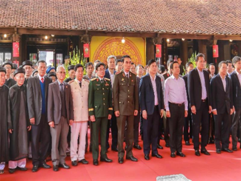 Lễ dâng hương kỷ niệm 800 năm  sáng lập Vương triều Trần (1226-2026)