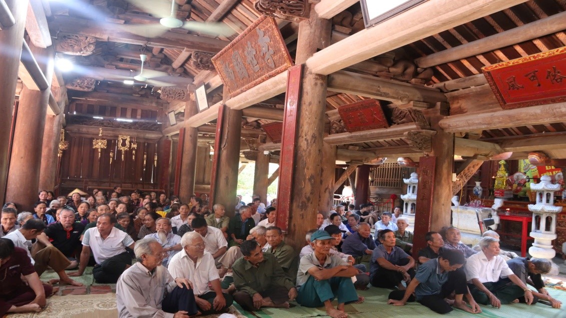 Làng Keo họp bàn công tác tổ chức Lễ rước Đức Thánh  tại Lễ hội chùa Keo mùa Thu năm 2026