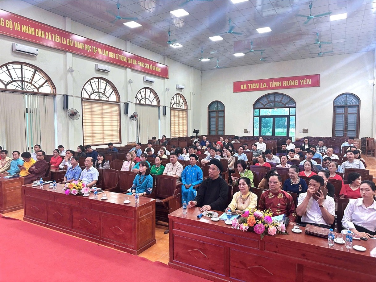 Tập huấn Thực hành tín ngưỡng Thờ Mẫu Tam phủ của người Việt trên địa bàn tỉnh Hưng Yên năm 2026