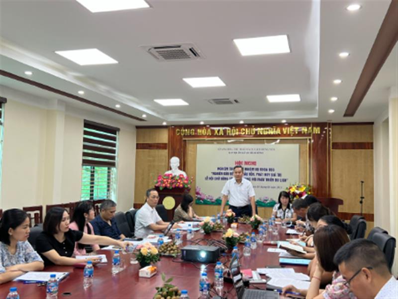 Hội nghị nghiệm thu cơ sở nhiệm vụ khoa học 