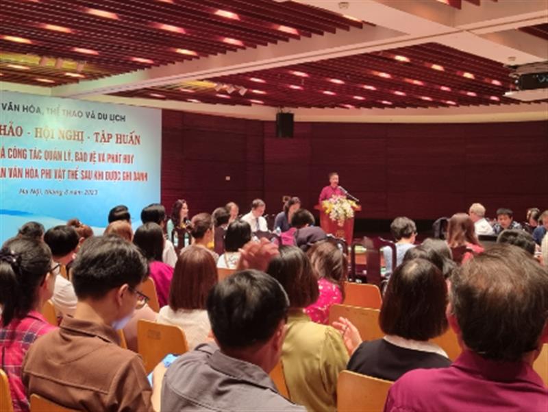 HỘI THẢO – HỘI NGHỊ - TẬP HUẤN:  “Đánh giá công tác quản lý, bảo vệ và phát huy giá trị di sản văn hóa  phi vật thể sau khi được ghi danh”