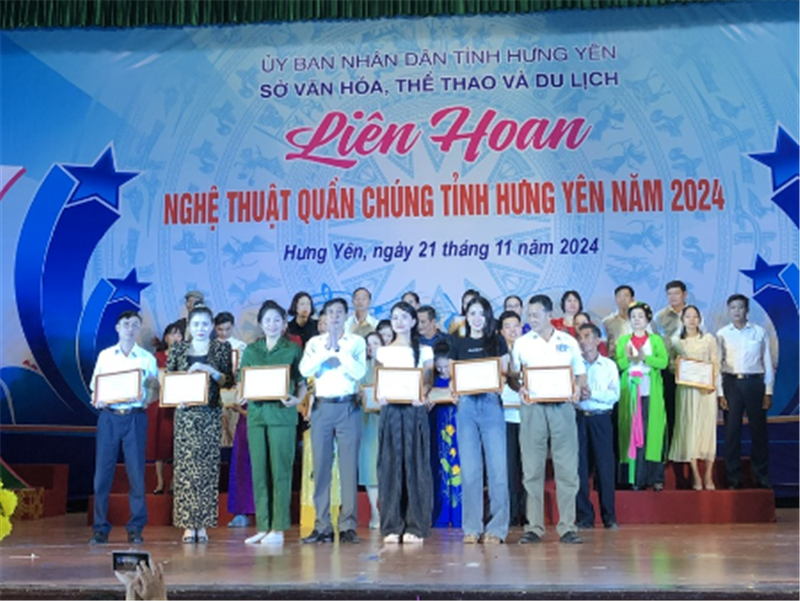 Liên hoan nghệ thuật quần chúng tỉnh Hưng Yên năm 2024