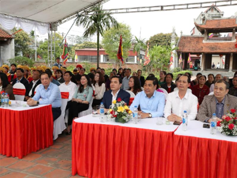 Khai hội lễ hội truyền thống  đền thờ Quốc tổ Lạc Long Quân năm 2025