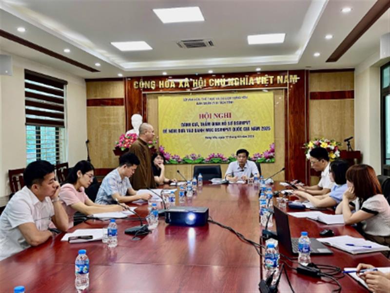 Hội nghị đánh giá, thẩm định  hồ sơ Di sản văn hóa phi vật thể năm 2025