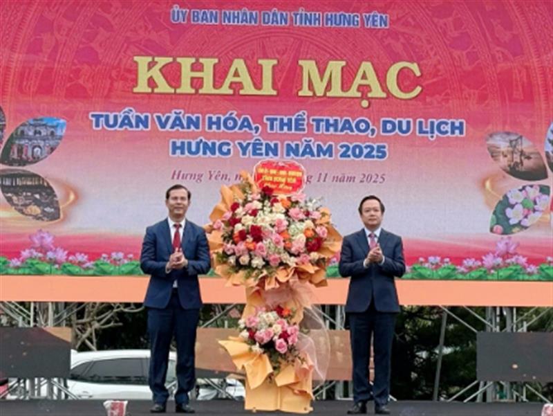 Khai mạc Tuần Văn hóa, Thể thao, Du lịch Hưng Yên năm 2025.
