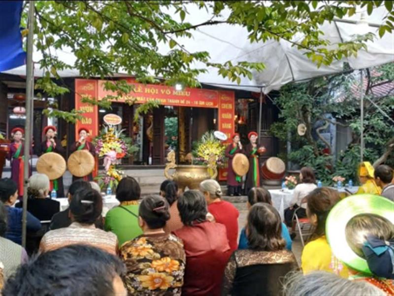 KHAI MẠC LỄ HỘI TRUYỀN THỐNG VÕ MIẾU NĂM 2025