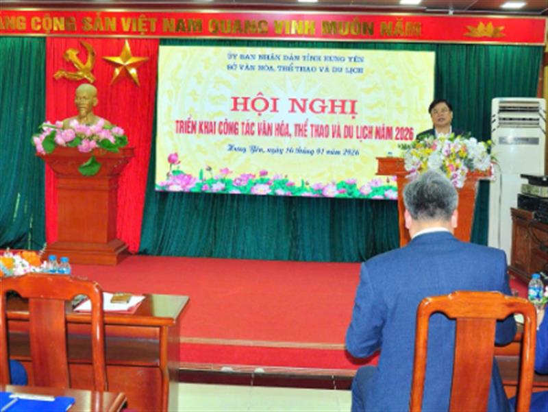 Hội nghị tổng kết công tác năm 2025, triển khai nhiệm vụ năm 2026 ngành Văn hóa, Thể thao và Du lịch