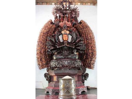 Tượng Phật Quan Âm Thiên Thủ Thiên Nhãn chùa Mễ Sở