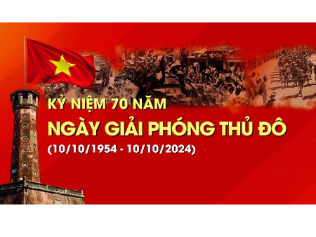 Tuyên truyền kỷ niệm 70 năm Ngày Giải phóng Thủ đô (10/10/1954 - 10/10/2024)