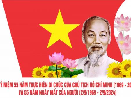 Tuyên truyền kỷ niệm 55 năm thực hiện Di chúc của Chủ tịch Hồ Chí Minh